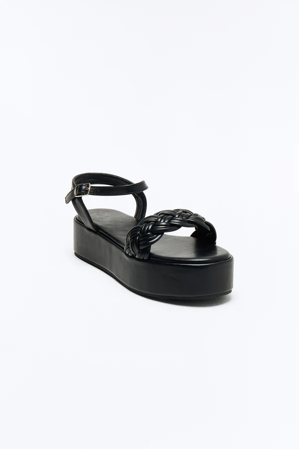 Mini Black Sandals