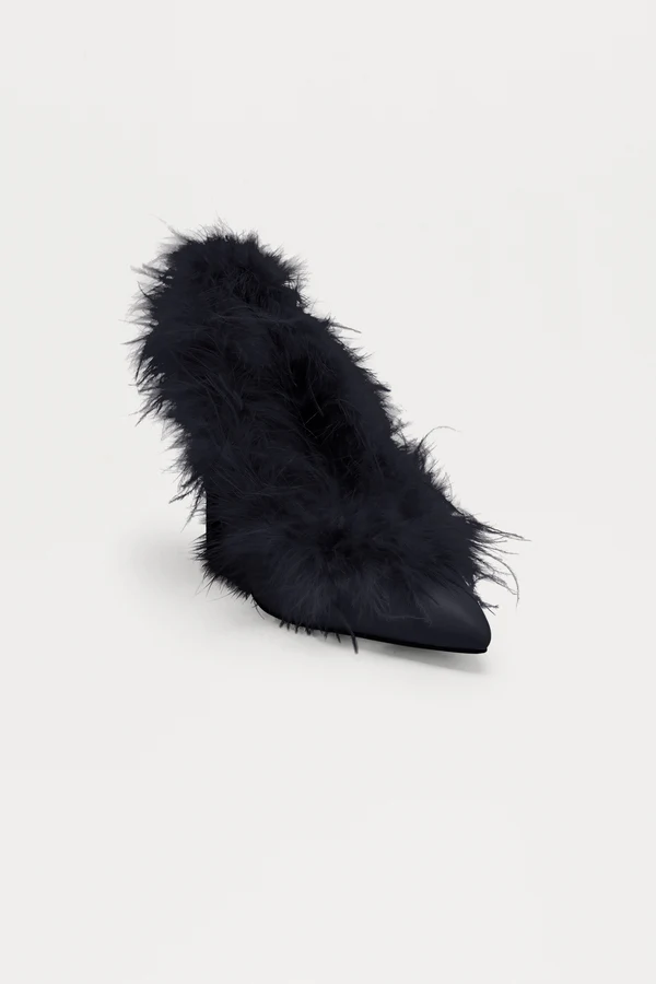 Minette Feather Pumps