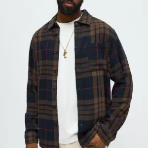 Multi-Color Plaid Shirt